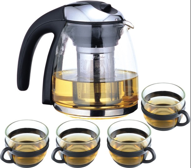 供应吉祥壶茶具套装 玻璃茶具套装 广东小家电